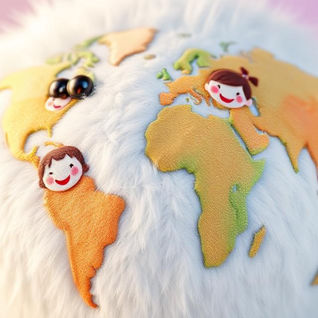 Global friendship map